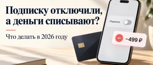 Подписку отключили, а деньги продолжают списывать: что делать в 2026 году