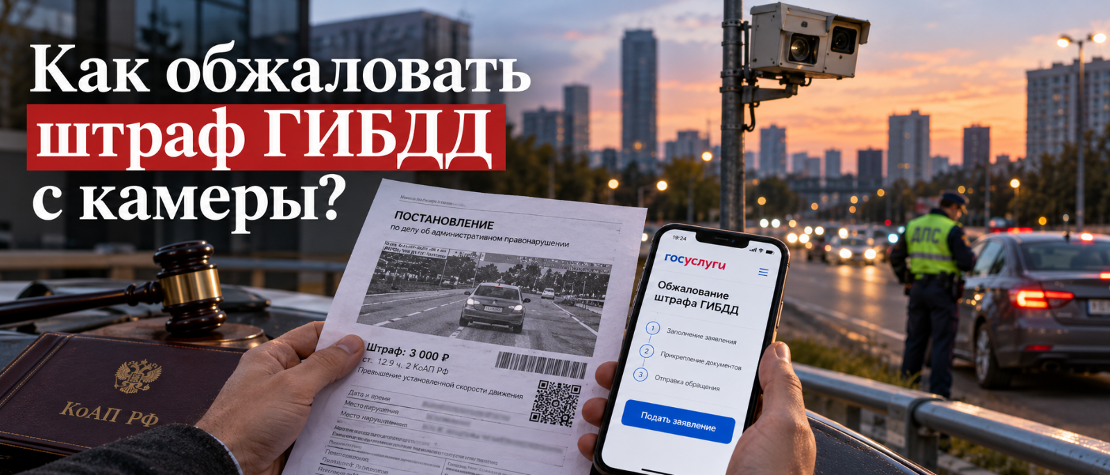 Адвокат Аксанова Виктория Вячеславовна объясняет: Как подать апелляцию на штраф ГИБДД с камеры