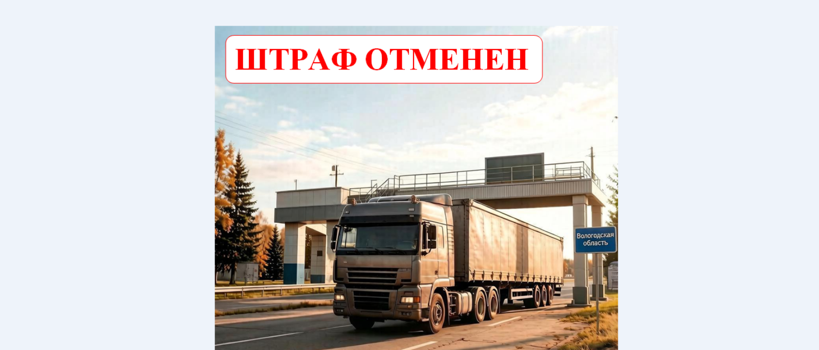 Юрист Бараев Павел Вячеславович объясняет: Штраф 350 000 рублей от «рамки» весогабаритного контроля? Полная отмена и прекращение дела
