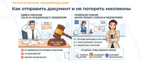 Как отправить документ и не потерять миллионы