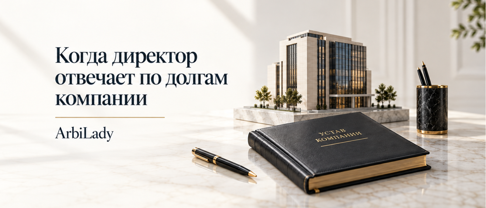 Юрист Чистякова Александра Сергеевна объясняет: Когда долги строительной компании становятся личными: ответственность руководителя