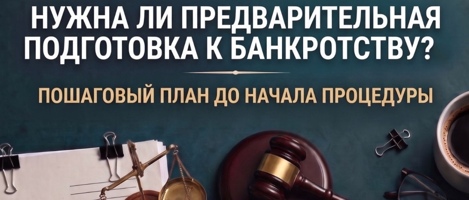 Юрист Канатов Максим Сергеевич объясняет: Нужна ли предварительная подготовка к банкротству