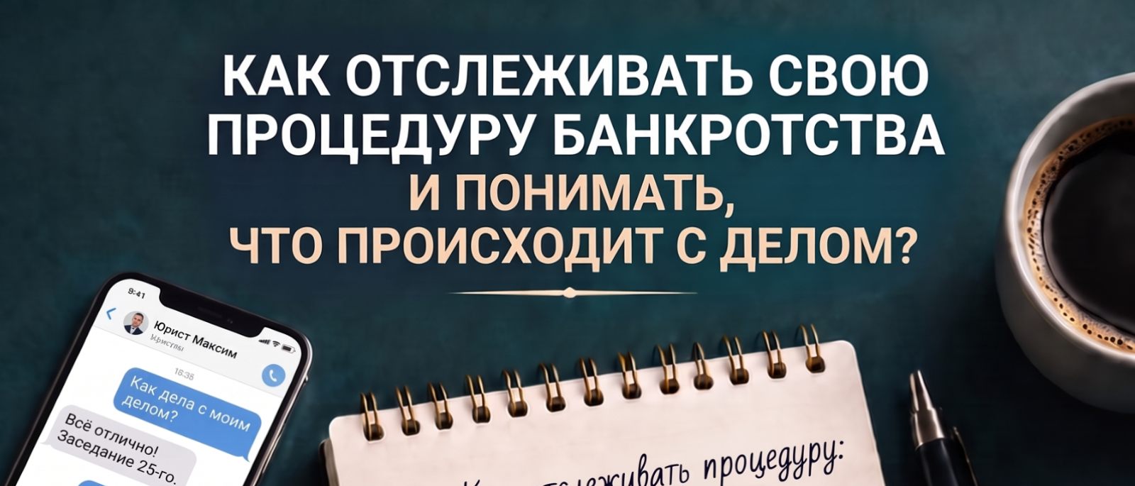 Юрист Канатов Максим Сергеевич объясняет: Как отслеживать свою процедуру банкротства и понимать, что происходит с делом