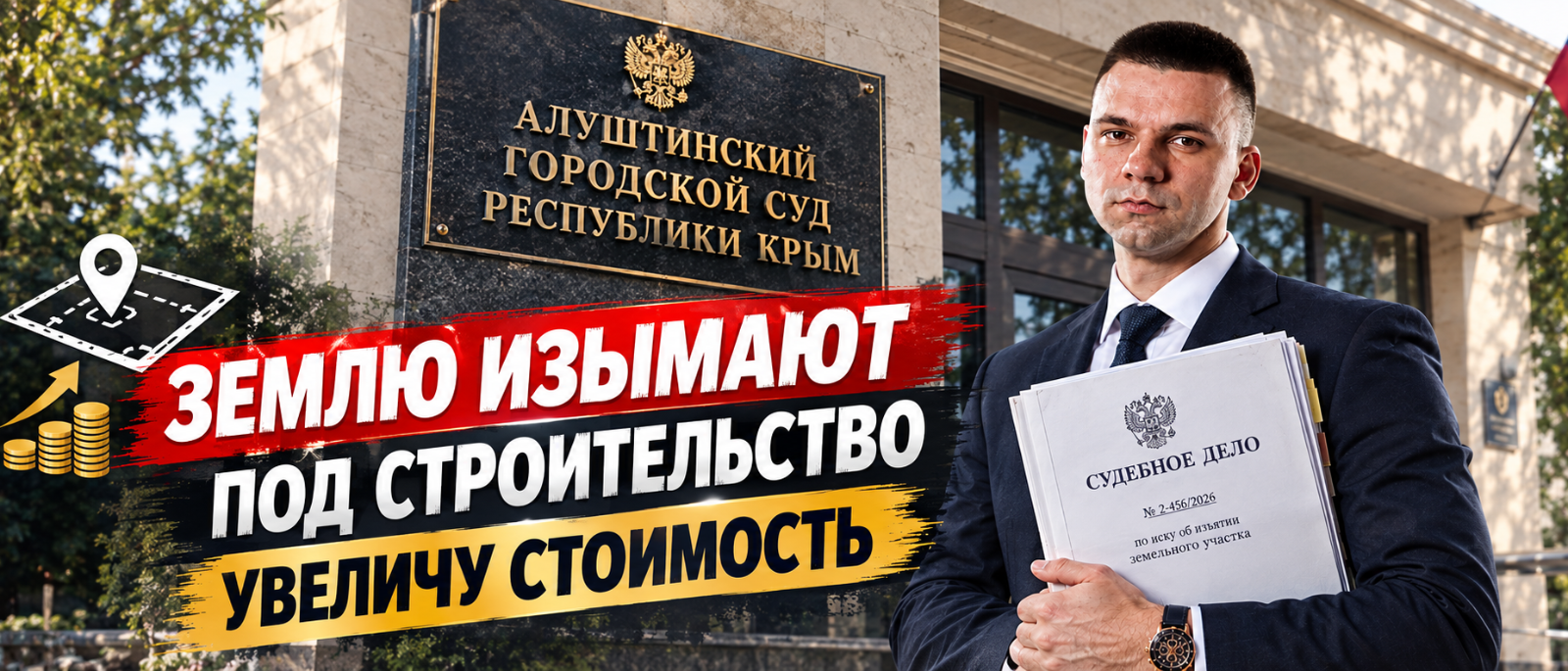 Юрист Журахов Евгений Валерьевич объясняет: Изъятие земельных участков в Крыму: как увеличить компенсацию? Решение Алуштинского городского суда