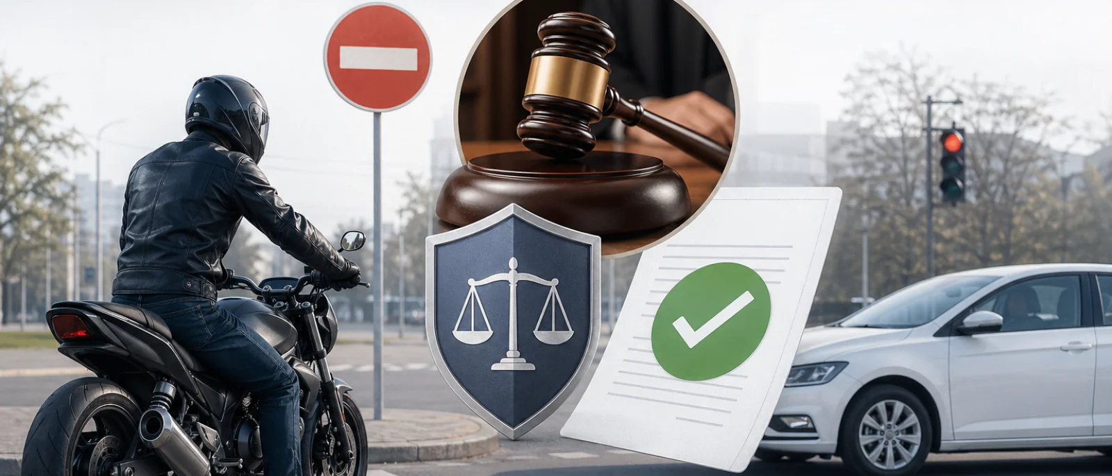 Адвокат Поляков Дмитрий Васильевич объясняет: Нарушающий ПДД мотоциклист лишается преимущества на перекрестке — ВС