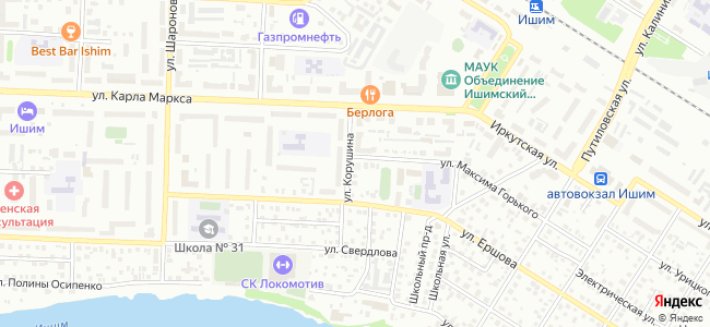 карта местонахождения