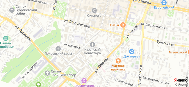 карта местонахождения