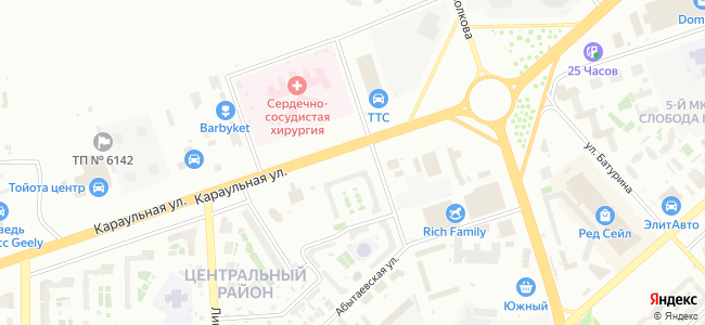 карта местонахождения