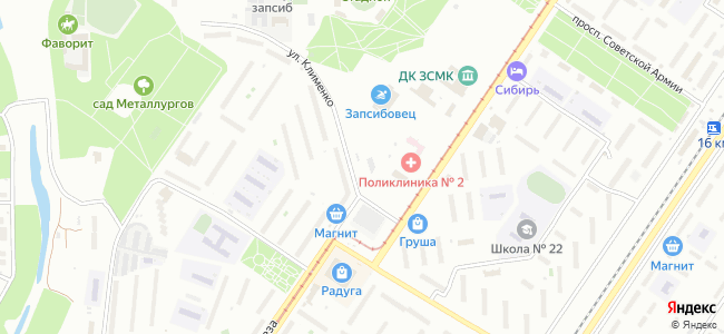 карта местонахождения