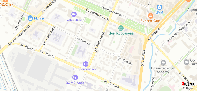 карта местонахождения