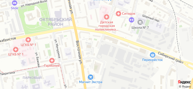 карта местонахождения