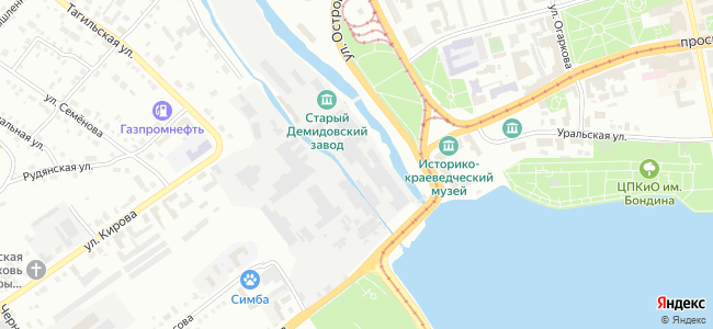 карта местонахождения