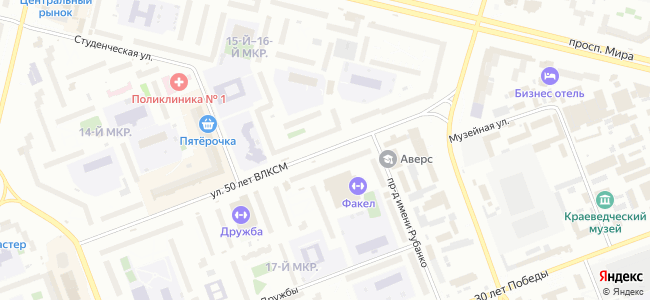 карта местонахождения