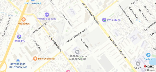 карта местонахождения